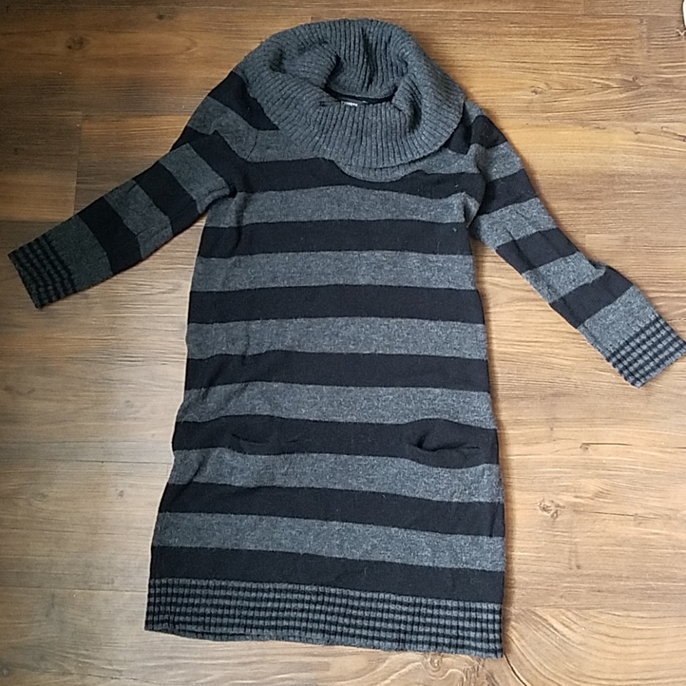 Express striped sweater dress